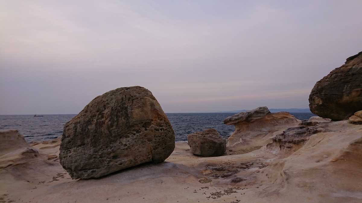 白浜町のフリー写真素材:千畳敷(SO-03Jで撮影)