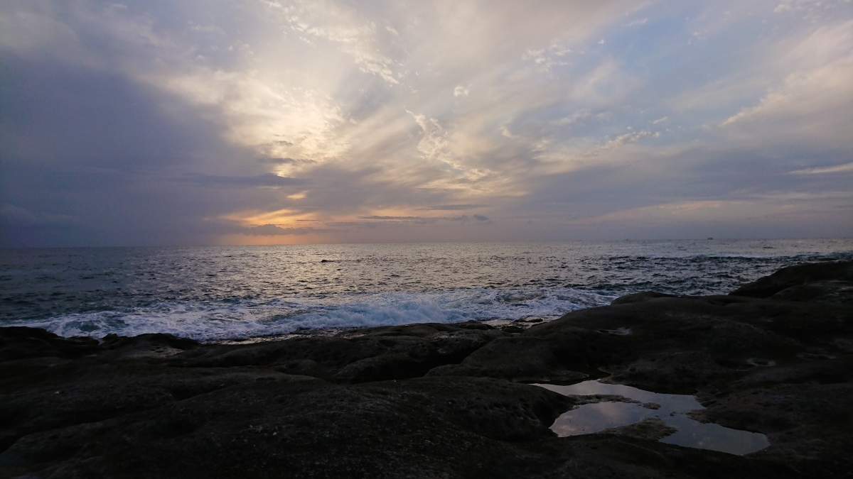 白浜町のフリー写真素材:千畳敷(SO-03Jで撮影)
