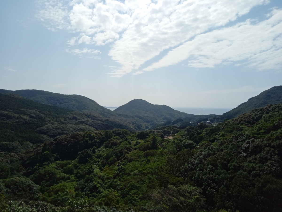 長崎市のフリー写真素材:式見町方面