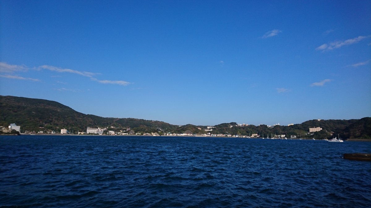 下田湾のフリー写真素材(SO-02Hで撮影)