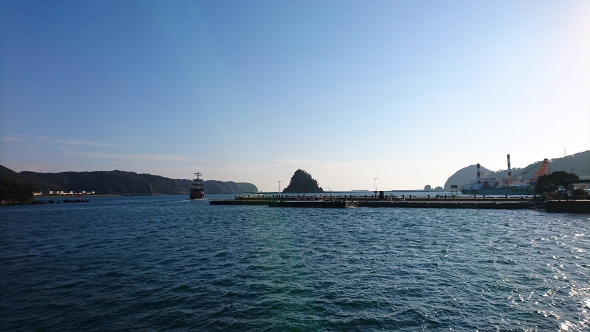 下田湾のフリー写真素材(SO-02Hで撮影)