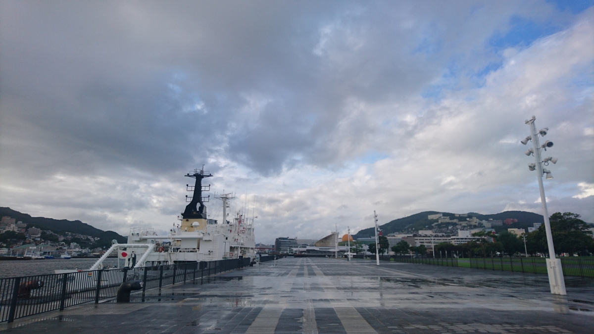 長崎港のフリー写真素材(SO-02Hで撮影)