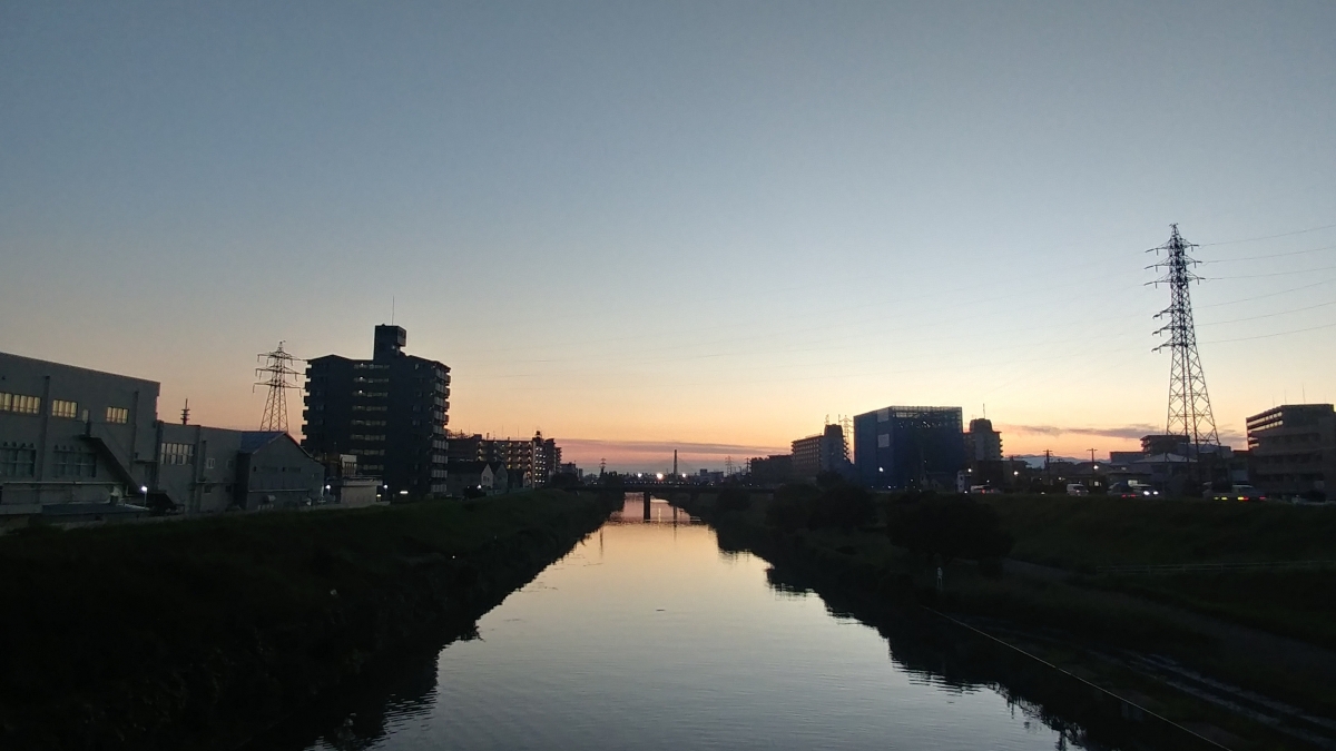 神崎川のフリー写真素材(LG:V20-Proで撮影)