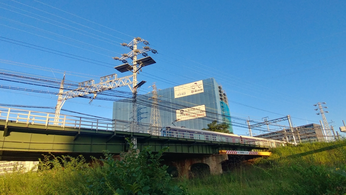 神崎川のフリー写真素材(LG:V20-Proで撮影)