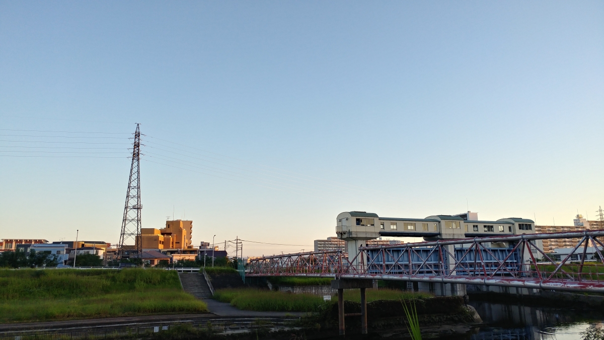 神崎川のフリー写真素材(LG:V20-Proで撮影)
