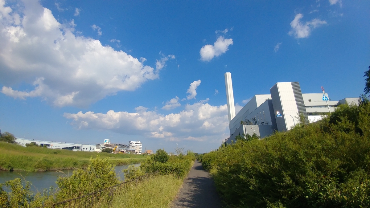 神崎川のフリー写真素材(LG:V20-Proで撮影)