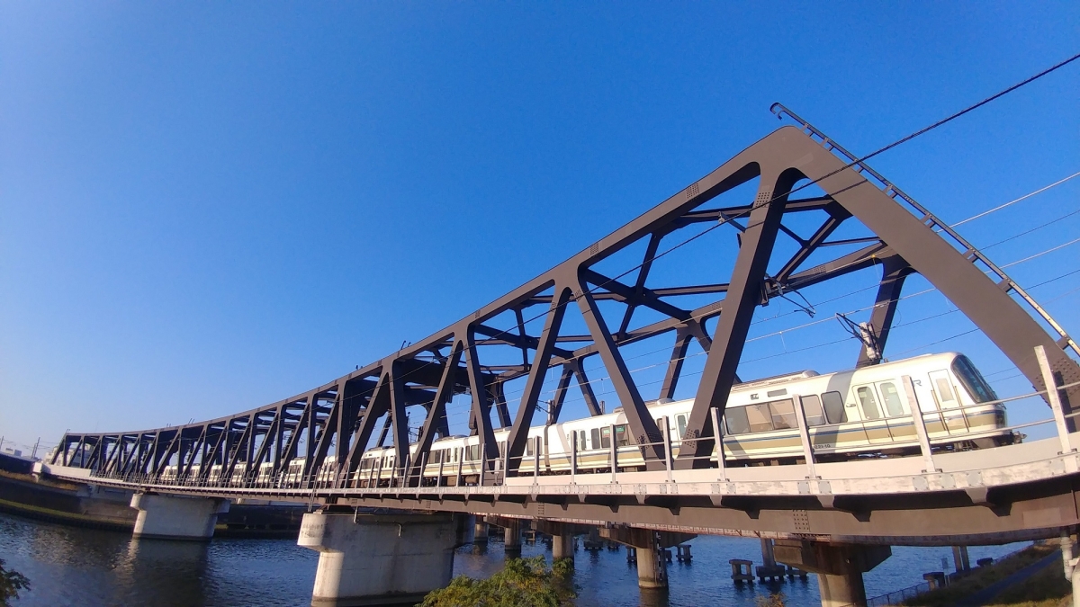 神崎川のフリー写真素材(LG-V20Proで撮影)