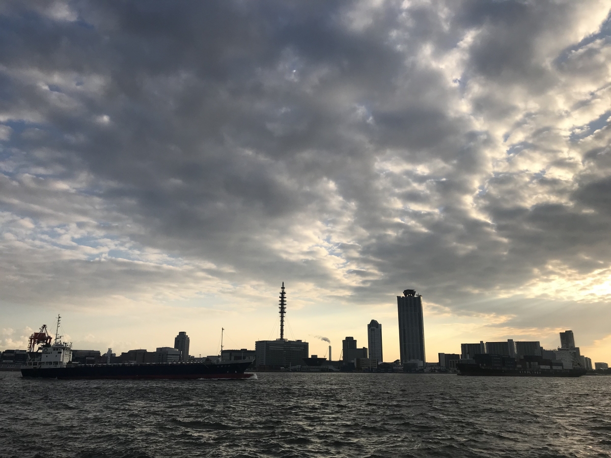 大阪港のﾌﾘｰ写真素材(iPhone7で撮影)