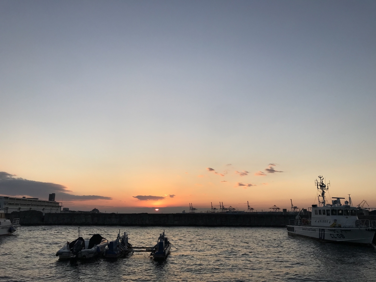 大阪港のフリー写真素材(iPhone7 Plusで撮影)