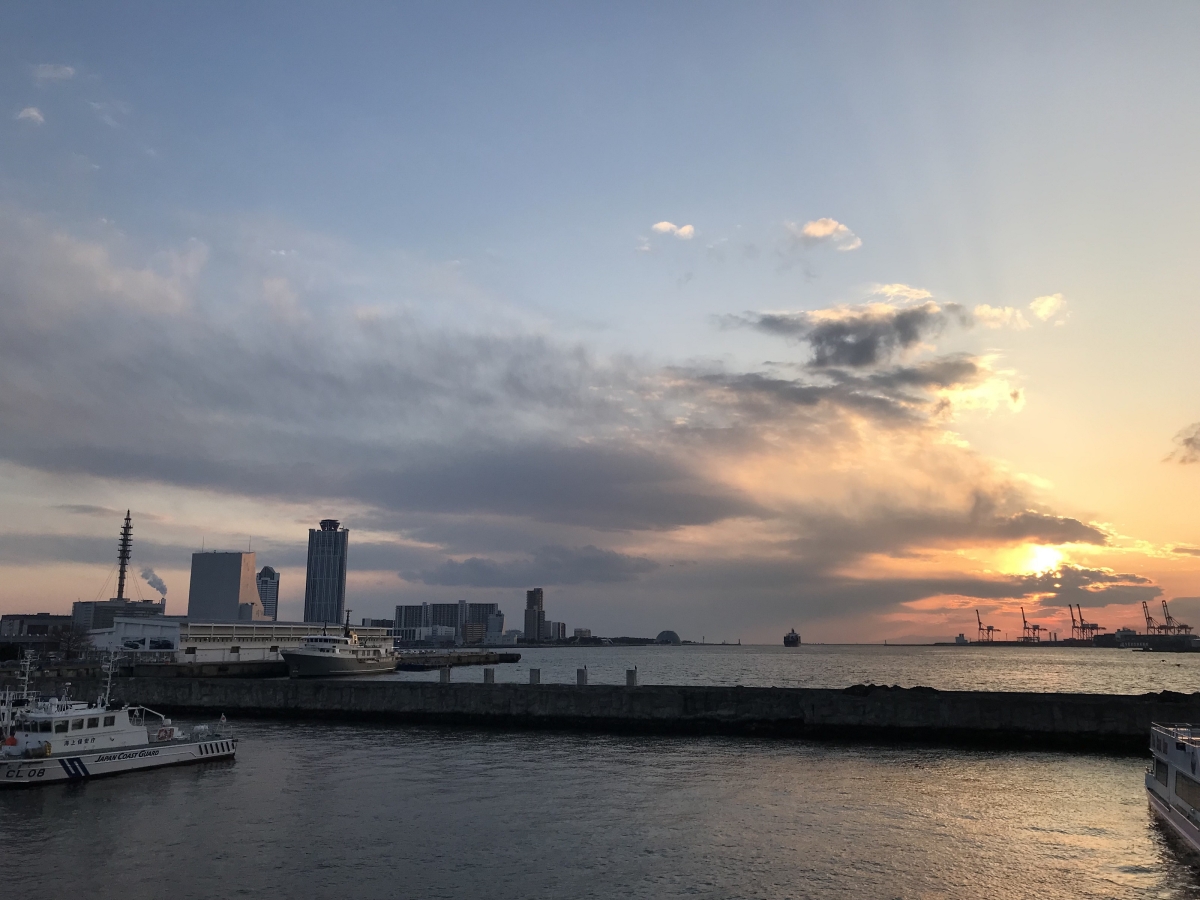 大阪港のフリー写真素材(iPhone7 Plusで撮影)